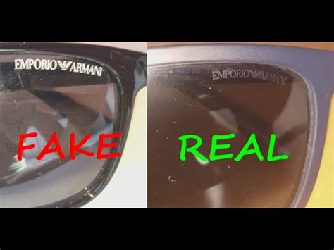 How to Spot Fake Armani Sunglasses .